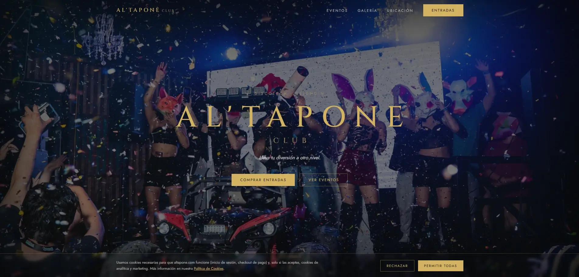 Captura del sitio de Al'Tapone Club